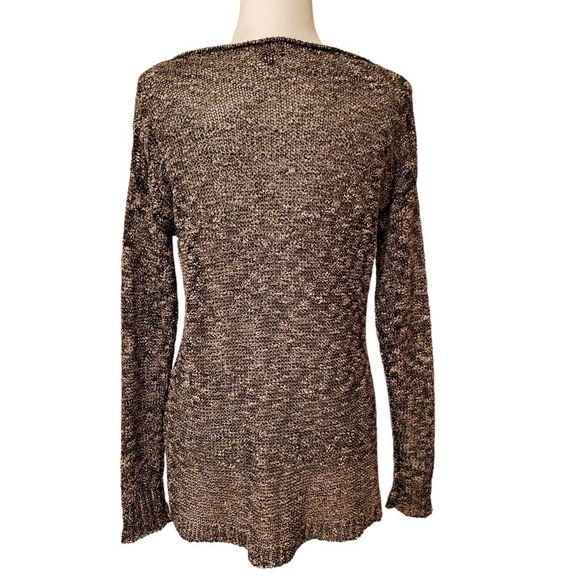 Lilla P Sweater Womens Small Knit Layering Piece See Through Boat Neck S - Picture 2 of 12